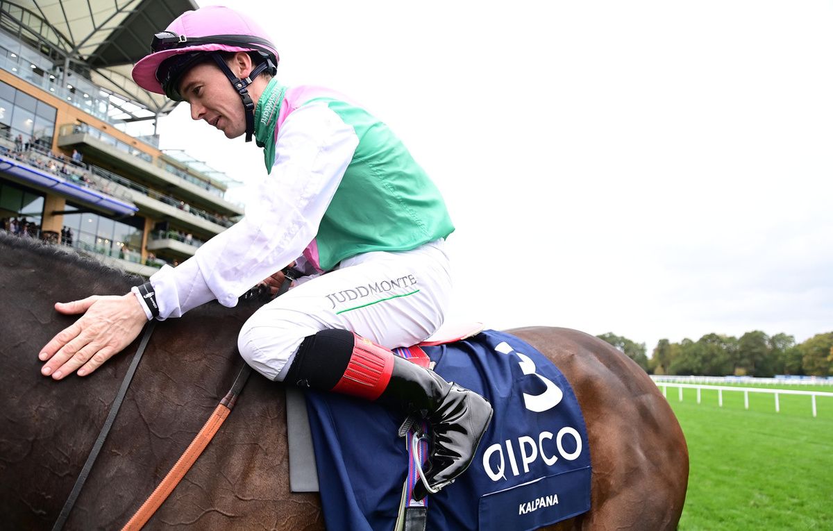 Ascot 18-October-2025Kalpana and Colin Keane win for trainer Andrew Balding.Healy Racing