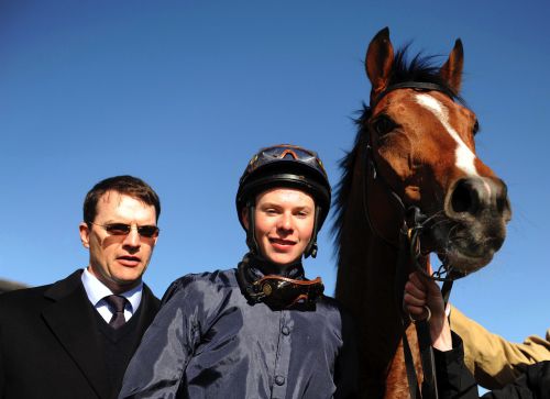 Marksmanship, pictured with Aidan & Joseph O'Brien after winning at the Curragh