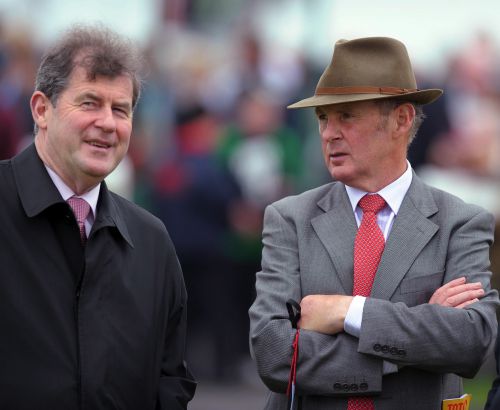 JP McManus (left) pictured with Frank Berry