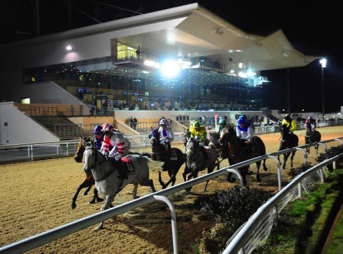 Racing action at Dundalk