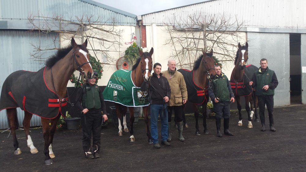 Willie Mullins shows off his stable stars