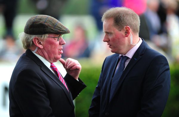 John Moloney (right) with his father Michaal