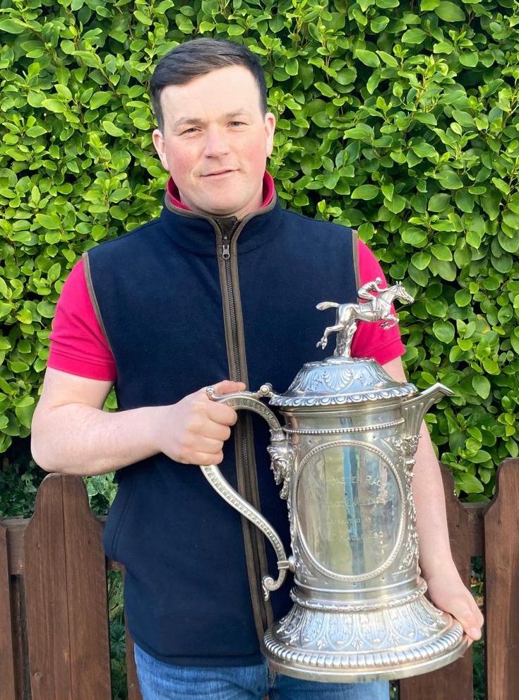 Gary Bannon pictured with the Midland's National trophy