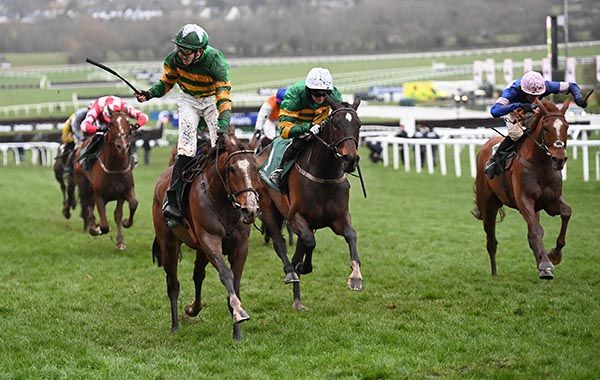 A Dream To Share winning the Champion Bumper at Cheltenham last season