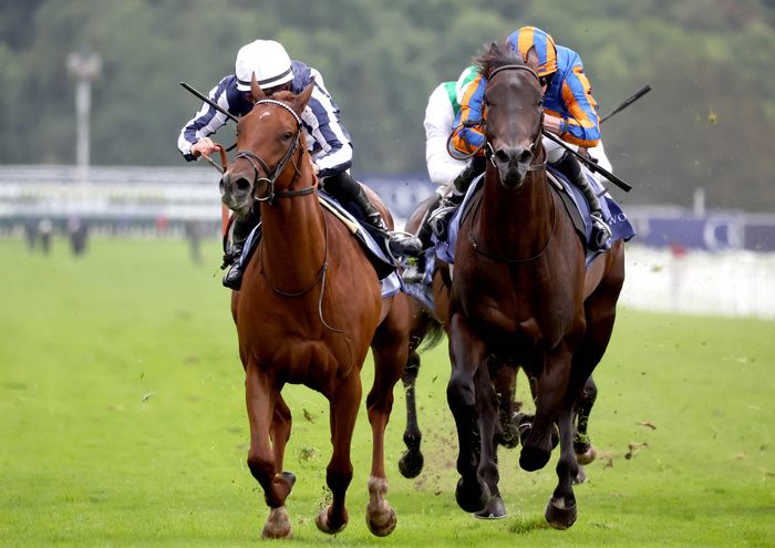 Lake Forest and Tom Marquand winning the Gimcrack Stakes