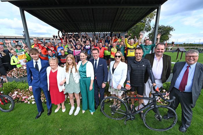 Coast To Curragh cyclists arrive on course ahead of The Pat Smullen Cancer Trials Ireland Charity Race