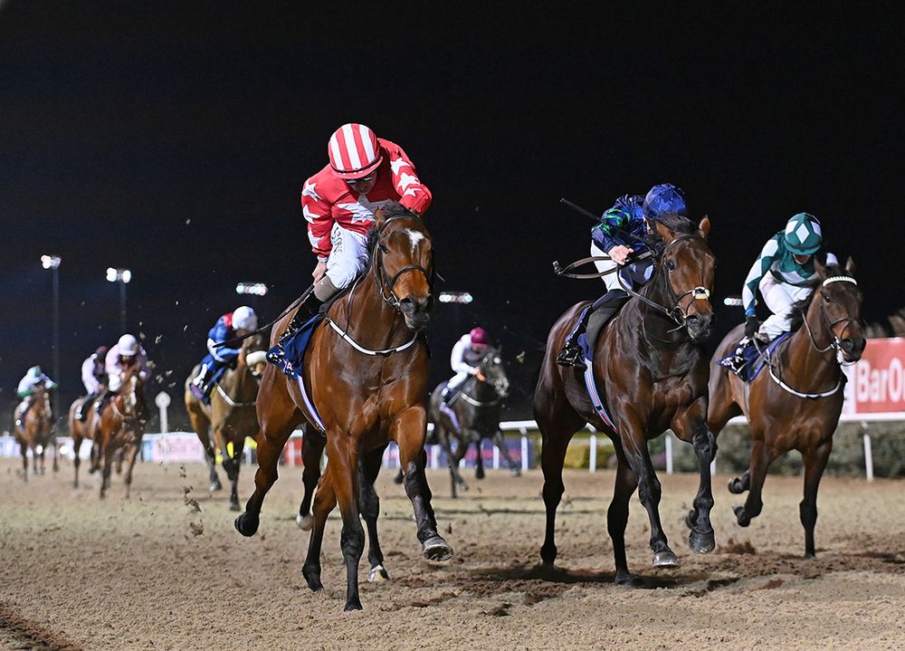 Raknah and Shane Foley (red/white colours)