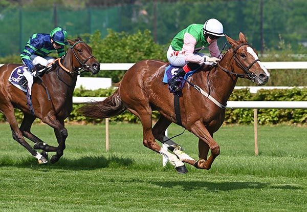 Lope De Lilas and Colin Keane winning at Leopardstown