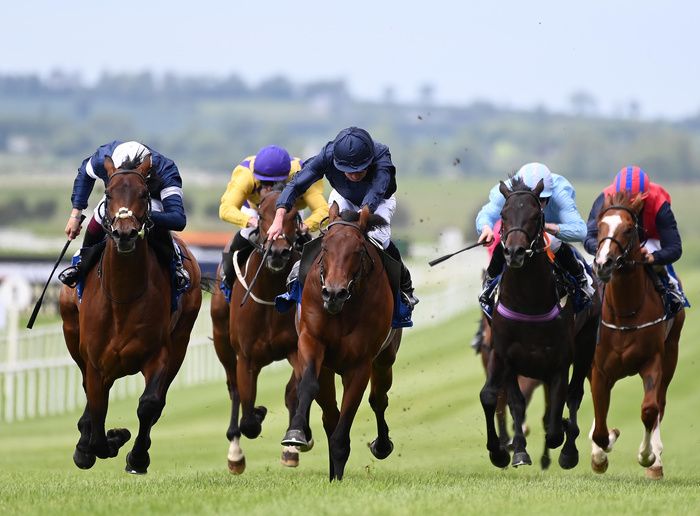 Henri Matisse and Ryan Moore centre win for owners Coolmore Stud and trainer Aidan O Brien from Cadogan