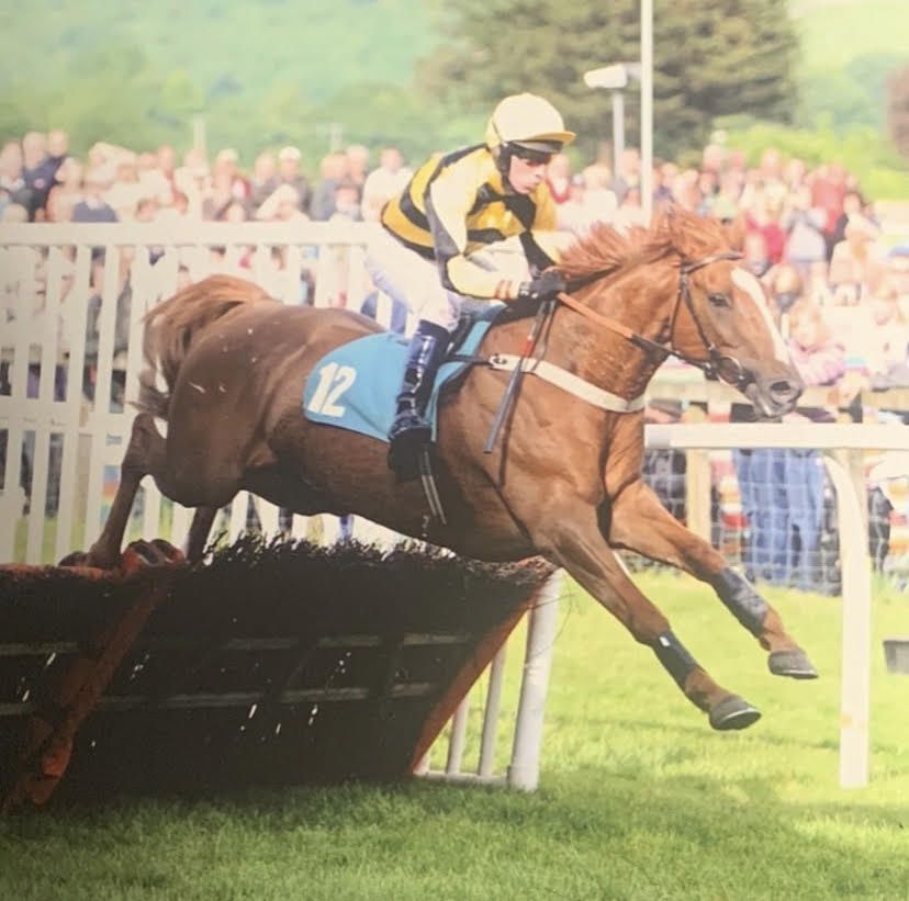 Paul winning at Cartmel in 2008