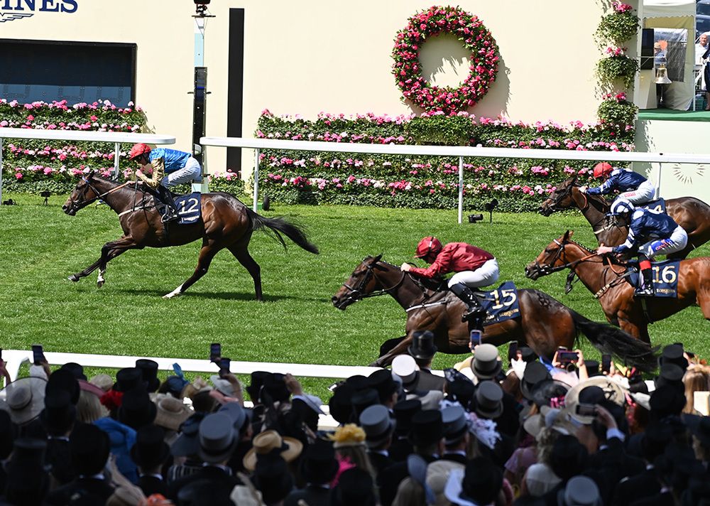 Leovanni winning at Royal Ascot