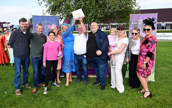 Connections celebrate after Our Bobby's win