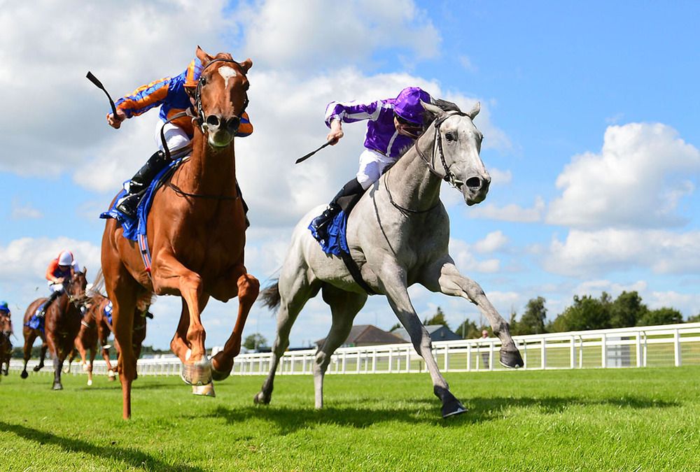 Falling Snow and Gavin Ryan beat Ballet Slippers at the Curragh 