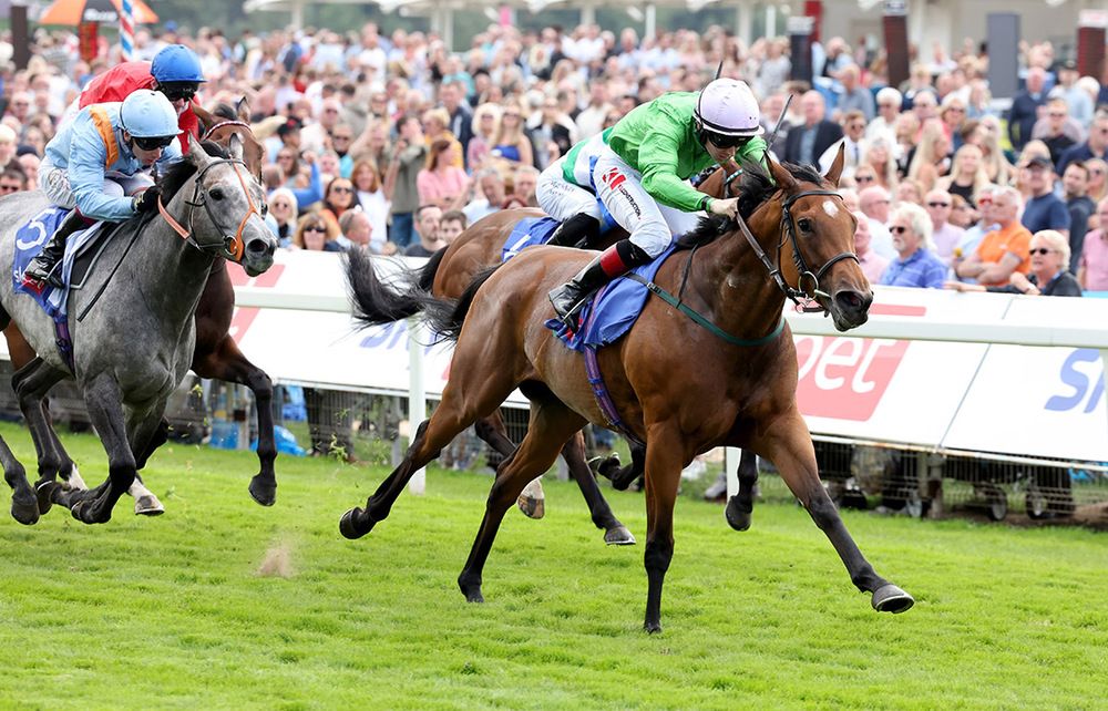 Breege and Colin Keane pictured on their way to victory