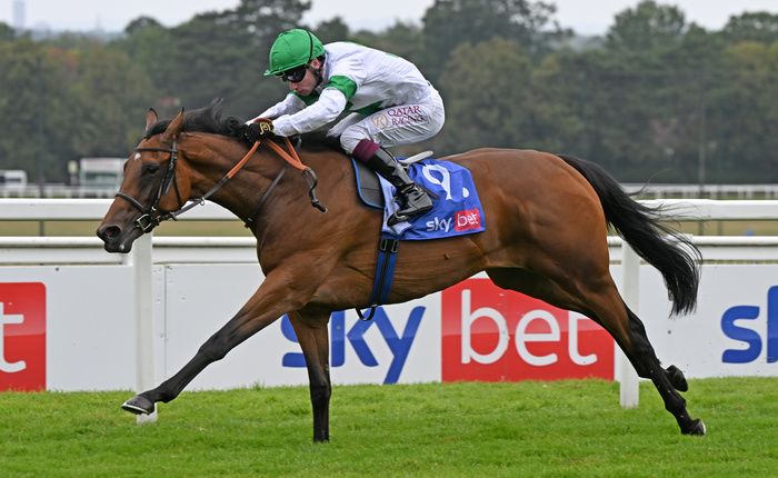 Tamfana Oisin Murphy wins the Sky Bet Atalanta Stakes at Sandown Park