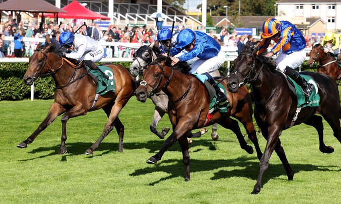 Hallasan (2nd right) and William Buick 