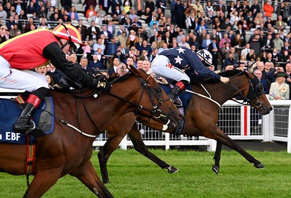 My Mate Alfie and Colin Keane (far side) with runner-up Torivega (nearest)