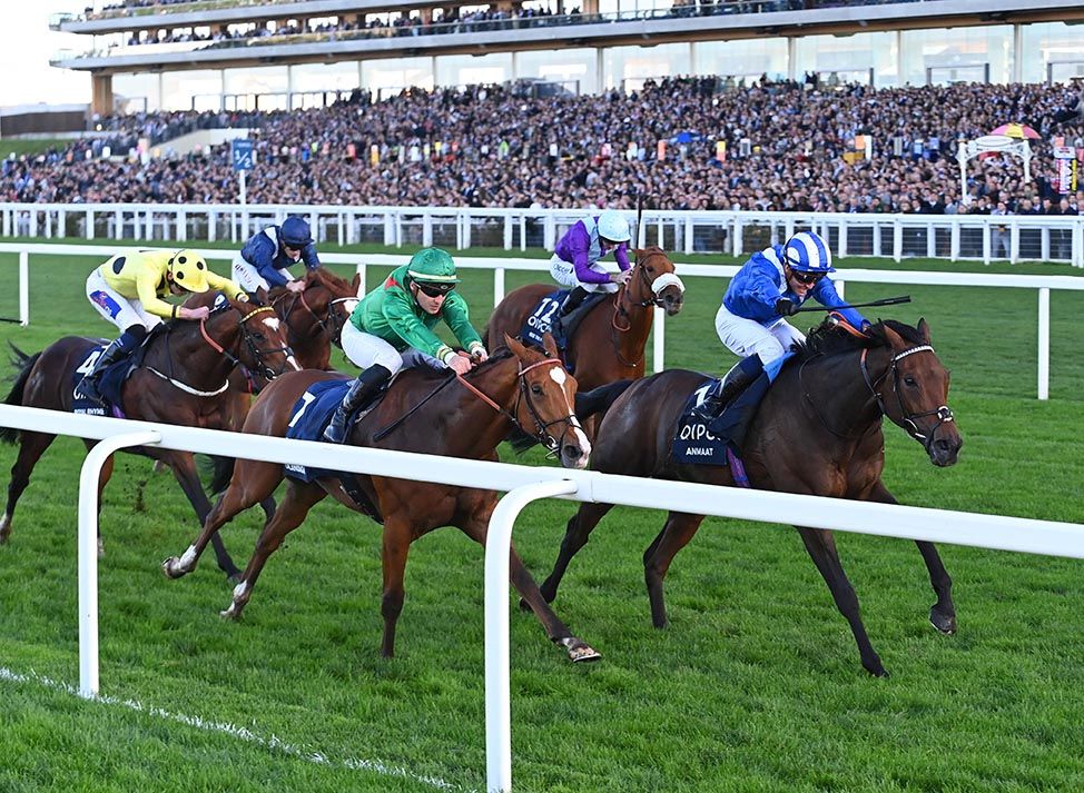 Anmaat wins in blue and white under Jim Crowley from Calandagan (Stephane Pasquier)