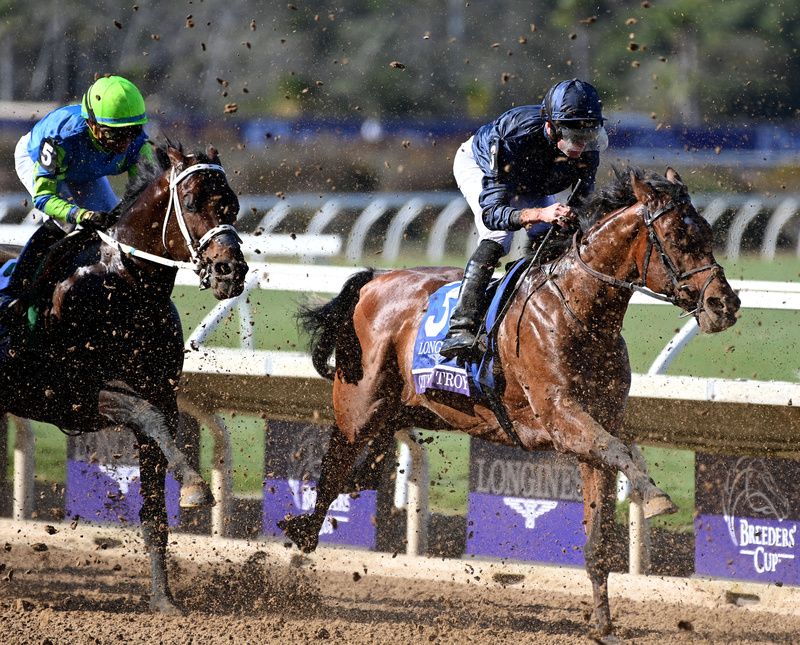 City Of Troy in a hail of kickback at Del Mar