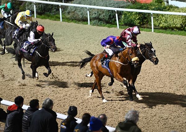 Fivefortwo (nearside) and Colin Keane 