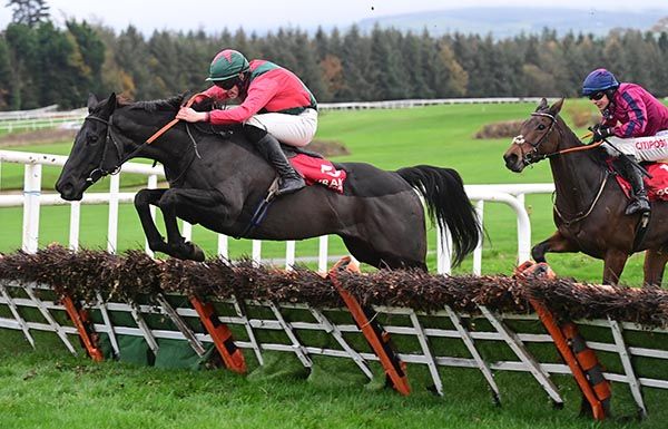 Delias Pet and David Doyle clear the last