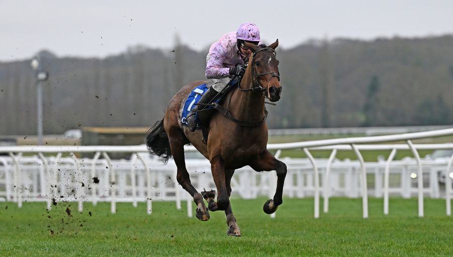 Jipcot (Kielan Woods) winning at Newbury