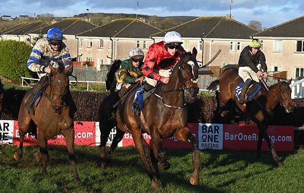 Be Fierce, left, delivers for Michael O'Sullivan 